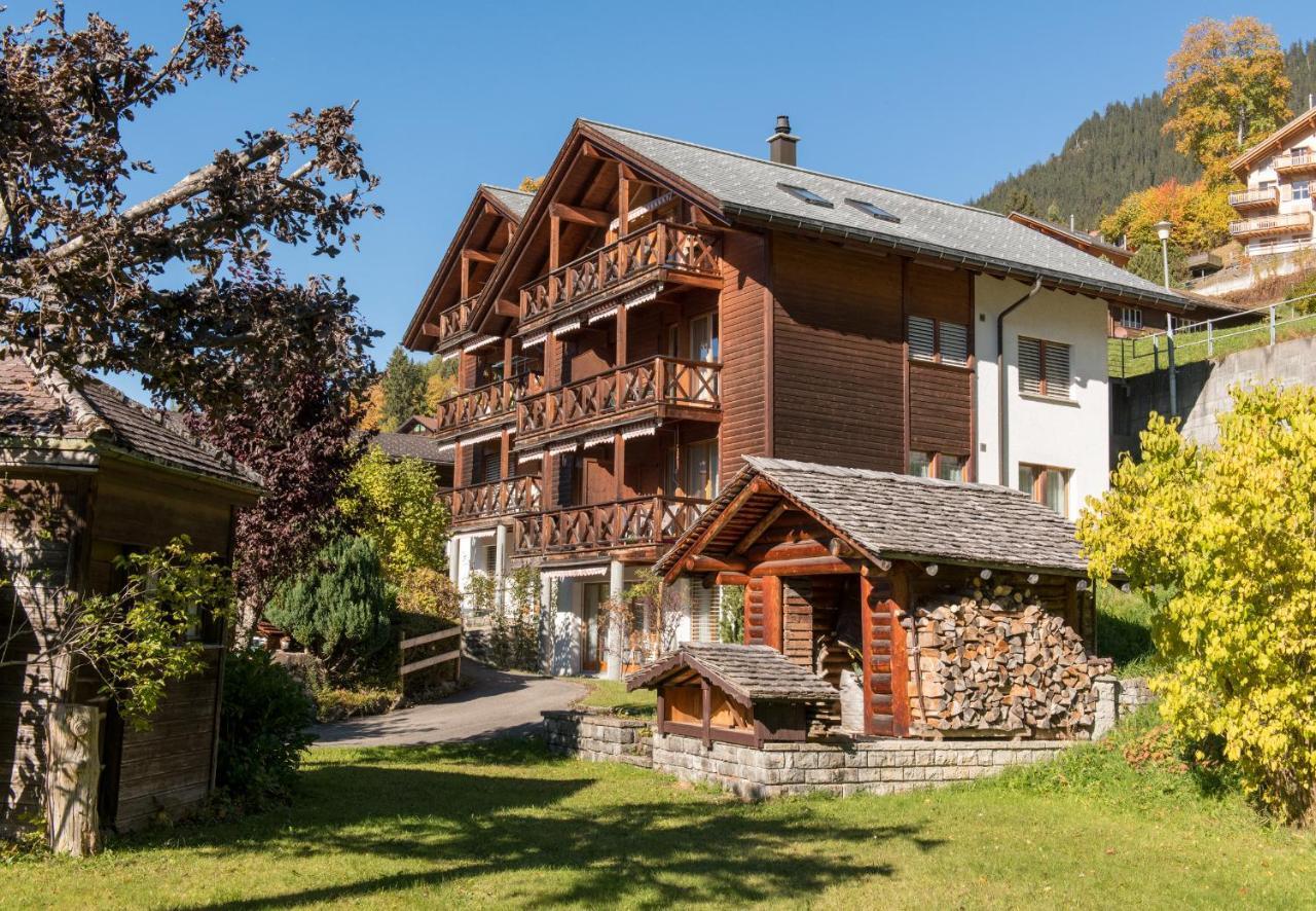 Chalet Rose Penthouse Wengen Exterior foto